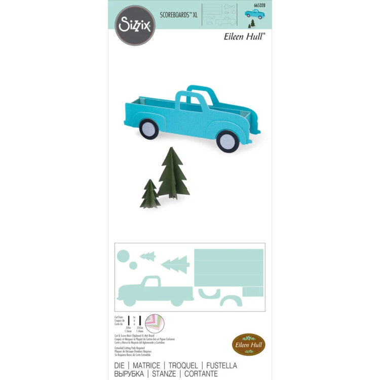 665328 SIZZIX BIGZ XL ЩАНЦИ ЗА ИЗРЯЗВАНЕ -BOX,VINTAGE,TRUCK - Изображение 1