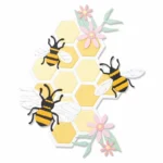 SIZZIX THINLITS ЩАНЦИ ЗА ИЗРЯЗВАНЕ - BEE HIVE - Изображение 2