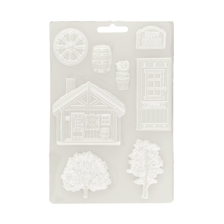 STAMPERIA ALTEREGO COTTAGE SOFT MOULD A5 -K3PTA5666 - Изображение 2