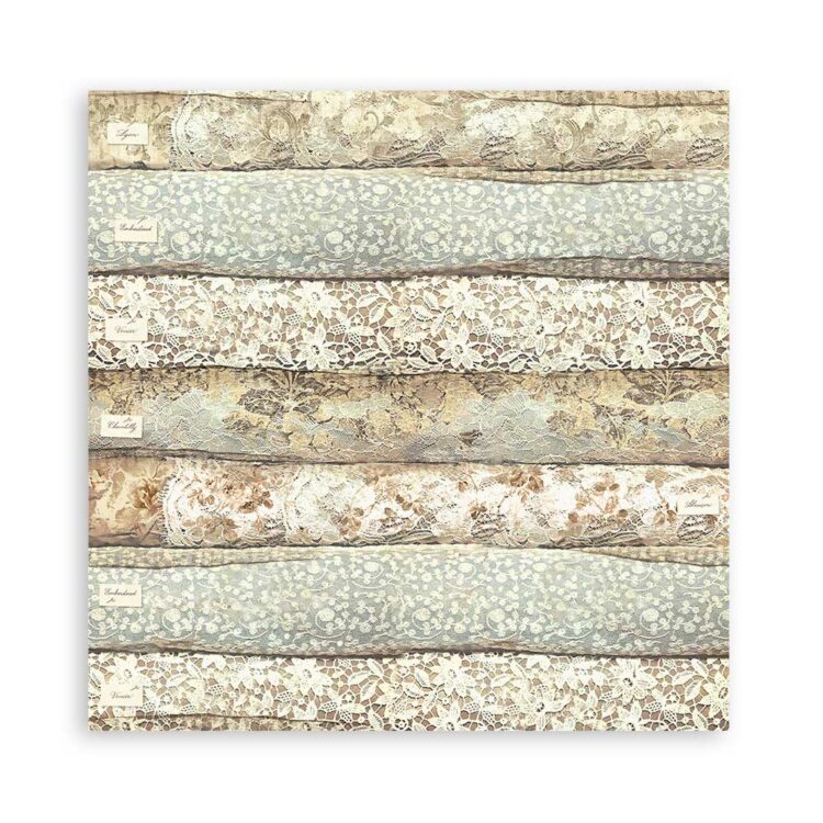 STAMPERIA OLD LACE БЛОКЧЕ ХАРТИЯ 20,3/20,3 СМ - SBBS116 - Изображение 4