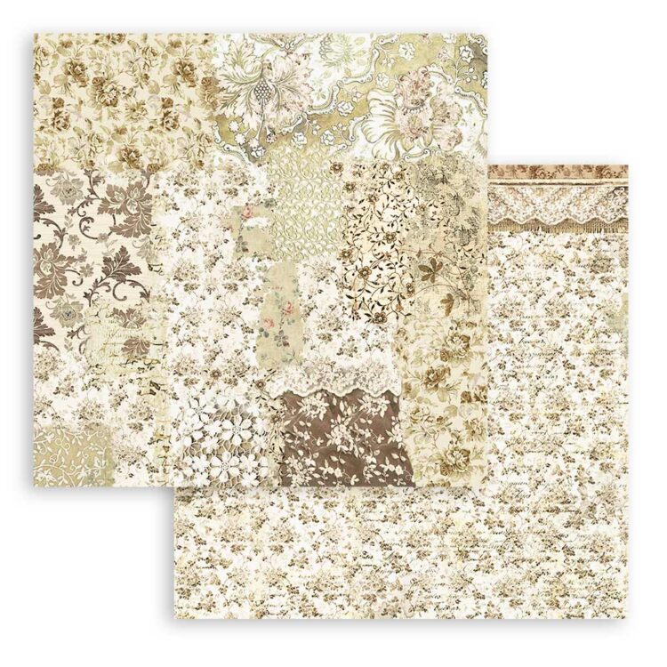STAMPERIA OLD LACE БЛОКЧЕ ХАРТИЯ 20,3/20,3 СМ - SBBS116 - Изображение 26