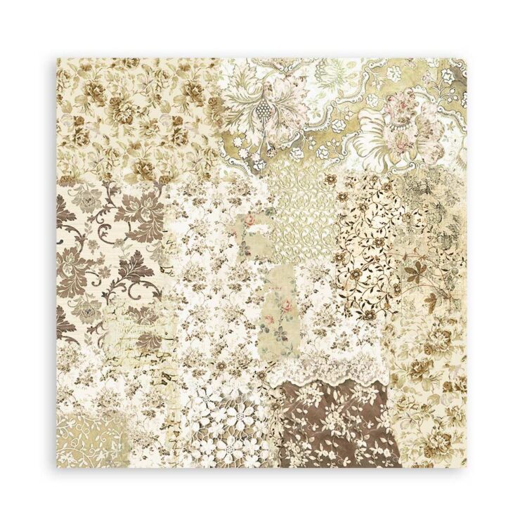 STAMPERIA OLD LACE БЛОКЧЕ ХАРТИЯ 20,3/20,3 СМ - SBBS116 - Изображение 25