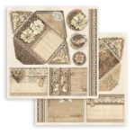 STAMPERIA OLD LACE БЛОКЧЕ ХАРТИЯ 20,3/20,3 СМ - SBBS116 - Изображение 17