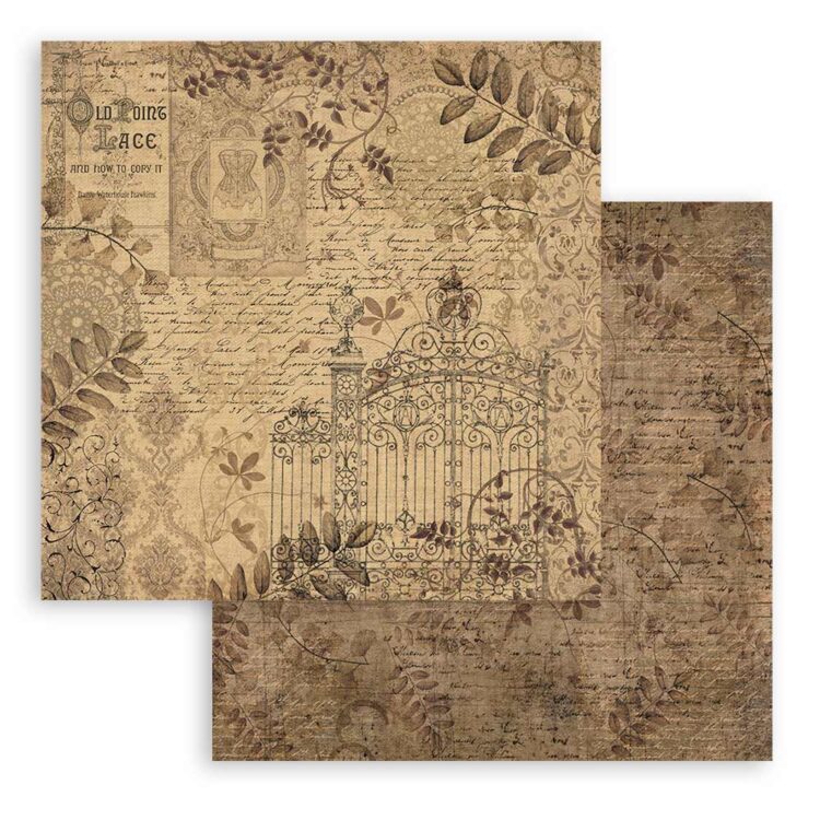 STAMPERIA OLD LACE БЛОКЧЕ ХАРТИЯ 20,3/20,3 СМ - SBBS116 - Изображение 14