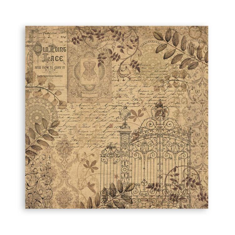 STAMPERIA OLD LACE БЛОКЧЕ ХАРТИЯ 20,3/20,3 СМ - SBBS116 - Изображение 13