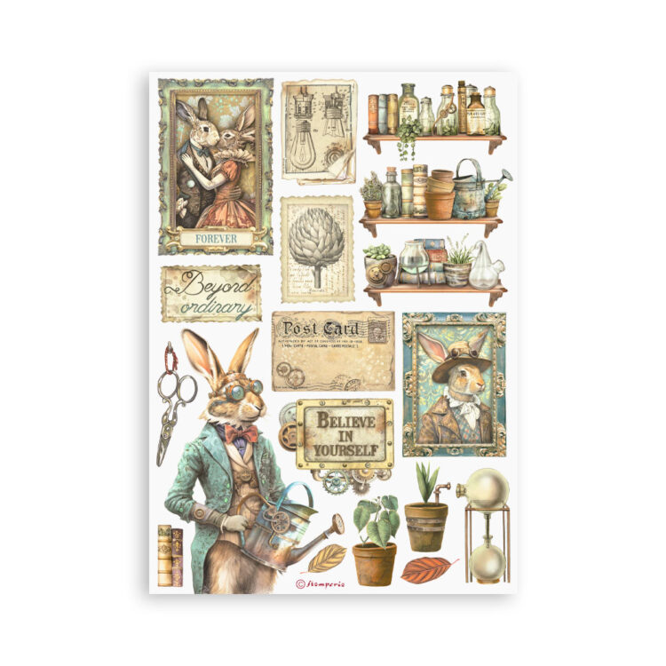 STAMPERIA ALTEREGO WASHI PAD 8 ЛИСТА A5 -SBW12 - Изображение 7