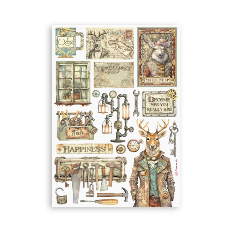 STAMPERIA ALTEREGO WASHI PAD 8 ЛИСТА A5 -SBW12 - Изображение 6