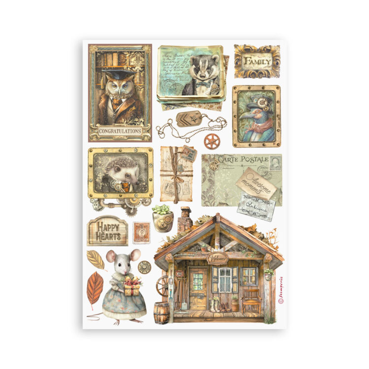 STAMPERIA ALTEREGO WASHI PAD 8 ЛИСТА A5 -SBW12 - Изображение 5