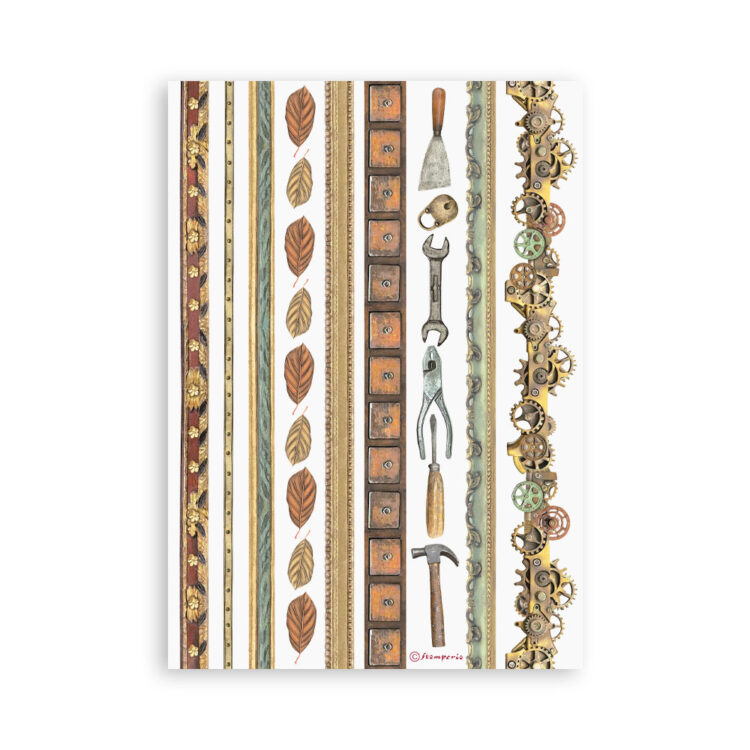 STAMPERIA ALTEREGO WASHI PAD 8 ЛИСТА A5 -SBW12 - Изображение 4