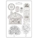 STAMPERIA ALTEREGO COTTAGE SOFT MOULD A5 -K3PTA5666