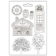 STAMPERIA ALTEREGO COTTAGE SOFT MOULD A5 -K3PTA5666