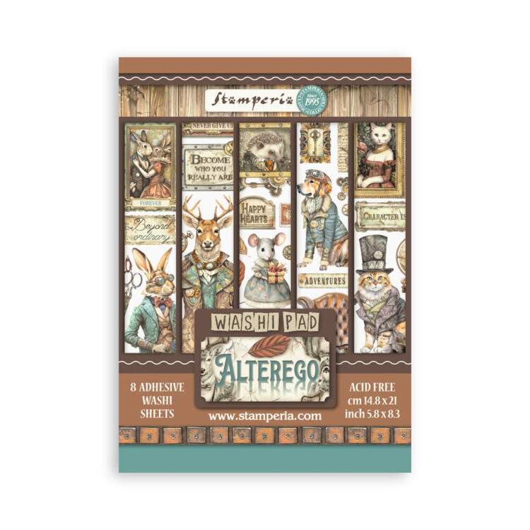 full_SBW12_1 STAMPERIA ALTEREGO WASHI PAD 8 ЛИСТА A5 -SBW12 - Изображение 1