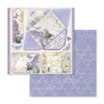 STAMPERIA LILAC FLOWERS БЛОКЧЕ ХАРТИЯ 30,5/30,5 СМ - SBBL21 - Изображение 2