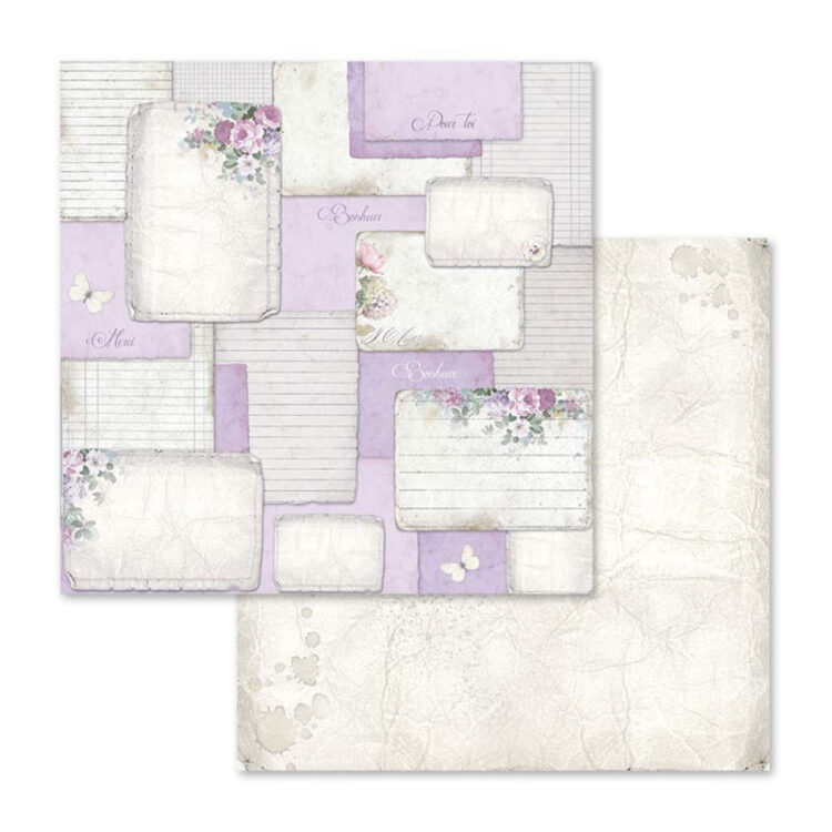 STAMPERIA LILAC FLOWERS БЛОКЧЕ ХАРТИЯ 30,5/30,5 СМ - SBBL21 - Изображение 6