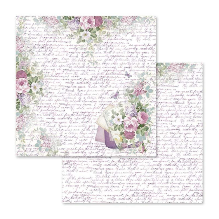 STAMPERIA LILAC FLOWERS БЛОКЧЕ ХАРТИЯ 30,5/30,5 СМ - SBBL21 - Изображение 11