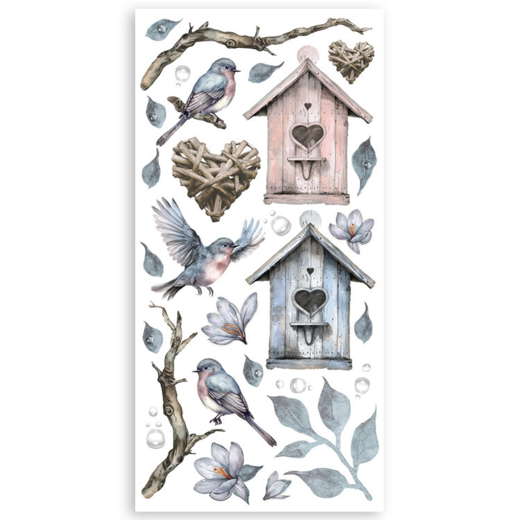 STAMPERIA DEWDROPS PAPER CUT-OUTS DOUBLE FACE - SBBCT06 - Изображение 3