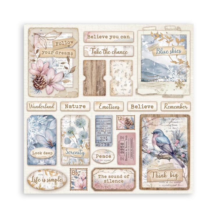 STAMPERIA DEWDROPS БЛОКЧЕ ХАРТИЯ 20,3/20,3 СМ - SBBS119 - Изображение 29