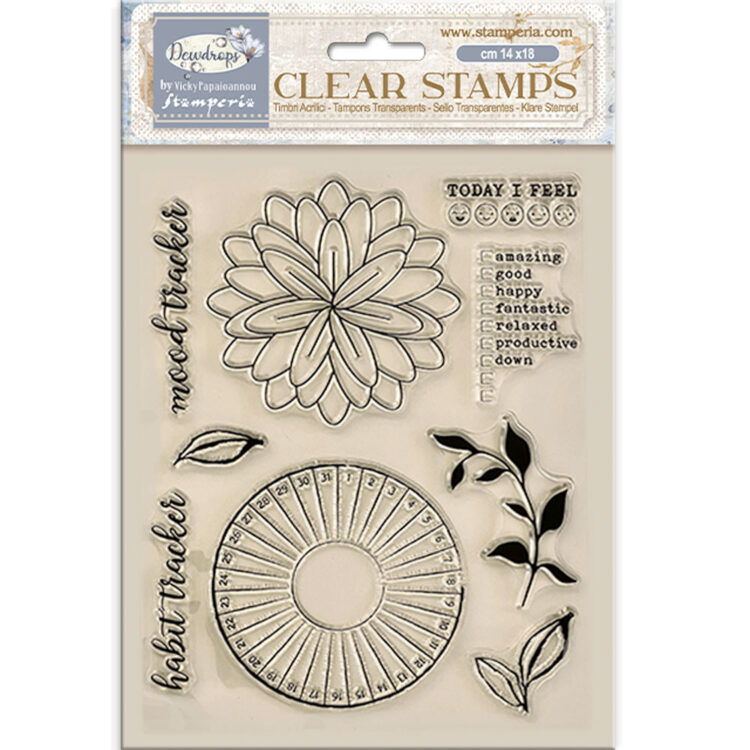 STAMPERIA DEWDROPS СИЛИКОНОВ ПЕЧАТ 14/18CM - WTK205 - Изображение 2