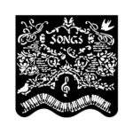 STAMPERIA MUSIC MEDIA STENCIL ШАБЛОН 18 Х 18 СМ - KSTDQ119