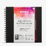 RHODIA TOUCH СКИЦНИК WATERCOLOR GRAIN SATINE 21/21СМ300ГР20Л