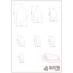 SMARTA СИЛИКОНОВИ МОЛДОВЕ - POINSETTIA LEAVES SK1013076 - Изображение 4