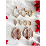 SMARTA СИЛИКОНОВИ МОЛДОВЕ - POINSETTIA LEAVES SK1013076 - Изображение 2