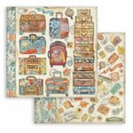 STAMPERIA ART OF TRAVELLING КАРТОН 30,5/30,5СМ-SBB1042