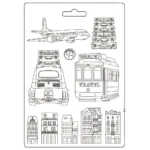 STAMPERIA ART OF TRAVELLING STAMPO MAXI 21/29,7 - K3PTA4585