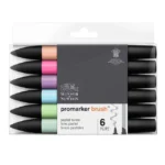 W&N PROMARKER КОМПЛЕКТ 6 ЦВ PASTEL TONES