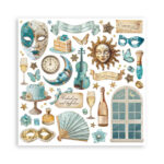 STAMPERIA MASQUERADE БЛОКЧЕ 20,3/20,3 СМ -SBBSXB08 - Изображение 2