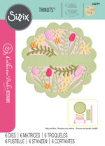 SIZZIX THINLITS ЩАНЦИ ЗА ИЗРЯЗВАНЕ -TULIPS AND BLOOMS CIRCLE - Изображение 2