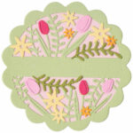SIZZIX THINLITS ЩАНЦИ ЗА ИЗРЯЗВАНЕ -TULIPS AND BLOOMS CIRCLE
