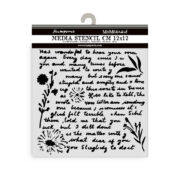 STAMPERIA WRITINGS PATTERN ШАБЛОН 12 Х 12 СМ - KSTDS-20