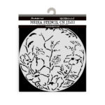 STAMPERIA ROUND FRAME WITH FLOWER ШАБЛОН 12 Х 12 СМ-KSTDS-25 - Изображение 2