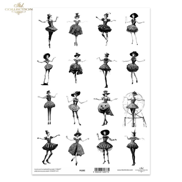 P0282 ITD COLLECTION ХАРТИЯ ЗА СКРАПБУКИНГ А4 - P0282 - Изображение 1