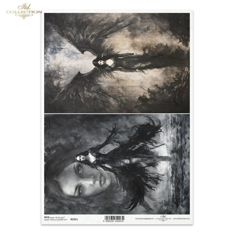 ITD COLLECTION ДЕКУПАЖНА ОРИЗОВА ХАРТИЯ А4 - R2551 - Изображение 1