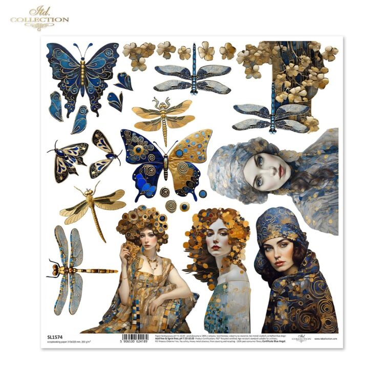 SL1574 ITD COLLECTION ДИЗАЙНЕРСКИ КАРТОН 31/32 - SL1574 - Изображение 1