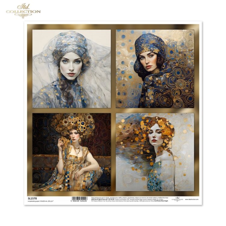 SL1578 ITD COLLECTION ДИЗАЙНЕРСКИ КАРТОН 31/32 - SL1578 - Изображение 1