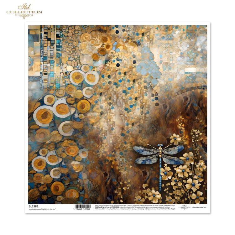 SL1585 ITD COLLECTION ДИЗАЙНЕРСКИ КАРТОН 31/32 - SL1585 - Изображение 1