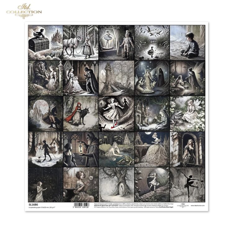 SL1686 ITD COLLECTION ДИЗАЙНЕРСКИ КАРТОН 31/32 - SL1686 - Изображение 1