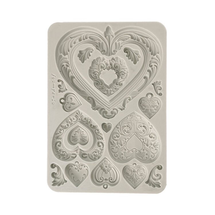 full_KACMA558_1 STAMPERIA HEARTS СИЛИКОНОВ МОЛД KACMA558 - Изображение 1