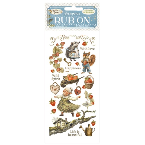DFLRB151 STAMPERIA HIDDEN GROVE RUB ON 10,16/21,6СМ-DFLRB151 - Изображение 1