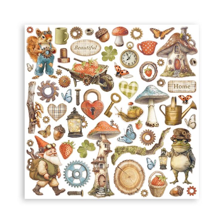 STAMPERIA HIDDEN GROVE БЛОКЧЕ ХАРТИЯ 20,3/20,3 СМ-SBBS124 - Изображение 14