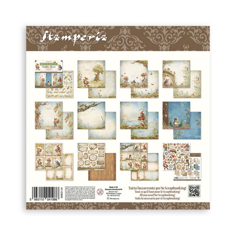 STAMPERIA HIDDEN GROVE БЛОКЧЕ ХАРТИЯ 20,3/20,3 СМ-SBBS124 - Изображение 23