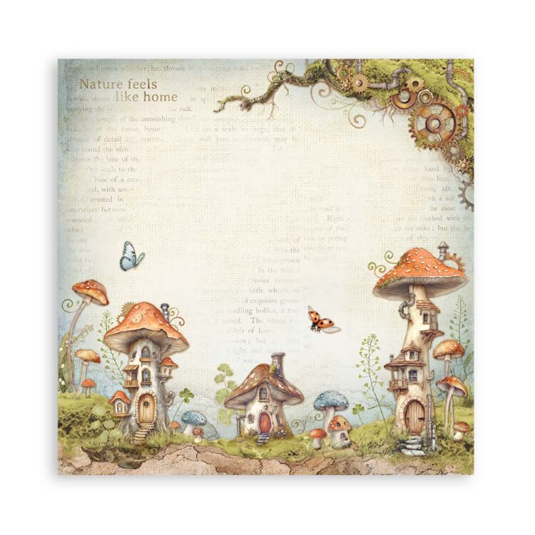 STAMPERIA HIDDEN GROVE БЛОКЧЕ ХАРТИЯ 20,3/20,3 СМ-SBBS124 - Изображение 11