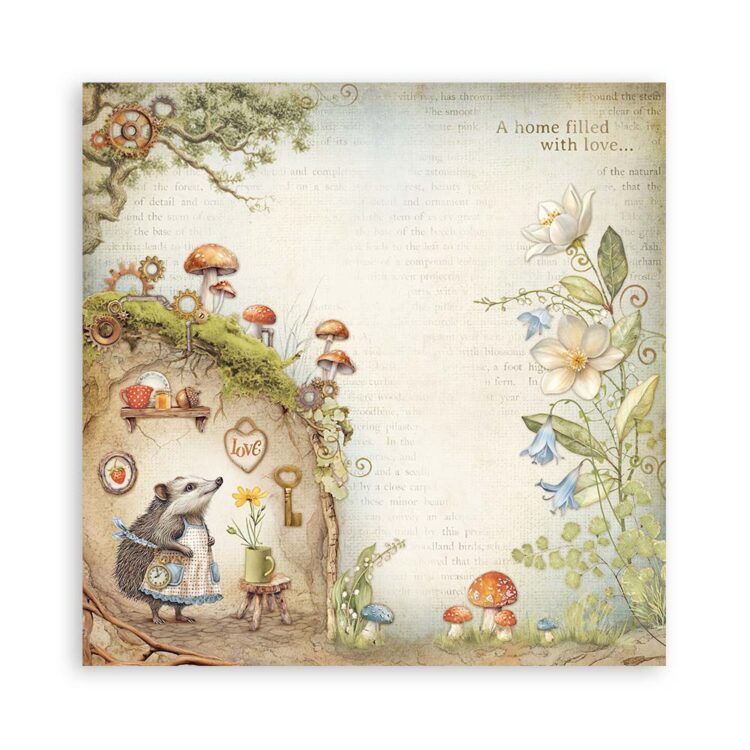 STAMPERIA HIDDEN GROVE БЛОКЧЕ ХАРТИЯ 20,3/20,3 СМ-SBBS124 - Изображение 7