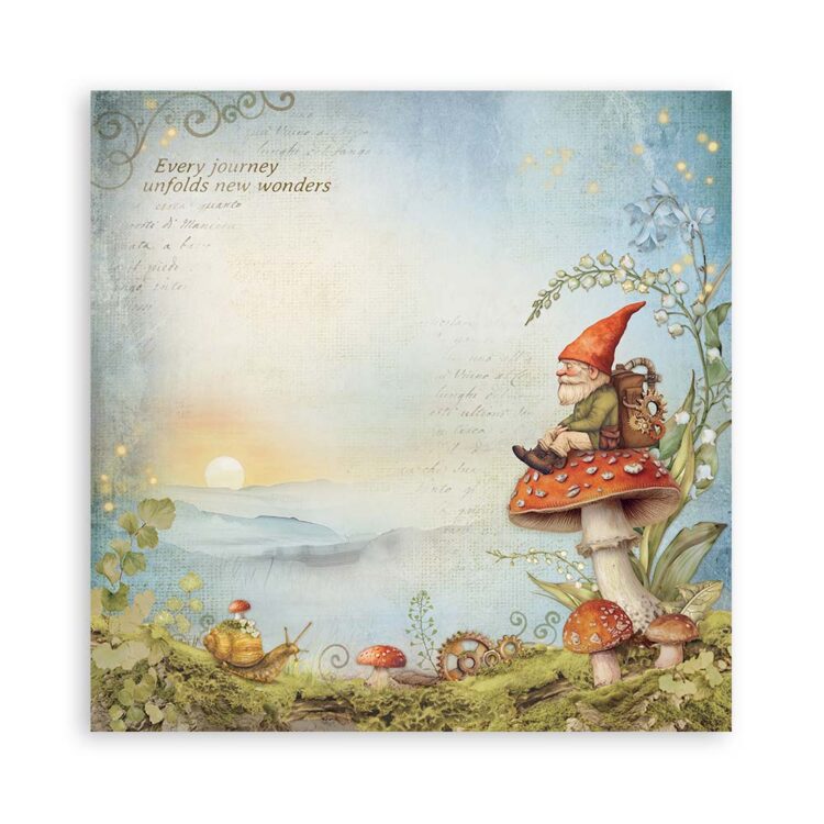 STAMPERIA HIDDEN GROVE БЛОКЧЕ ХАРТИЯ 20,3/20,3 СМ-SBBS124 - Изображение 3