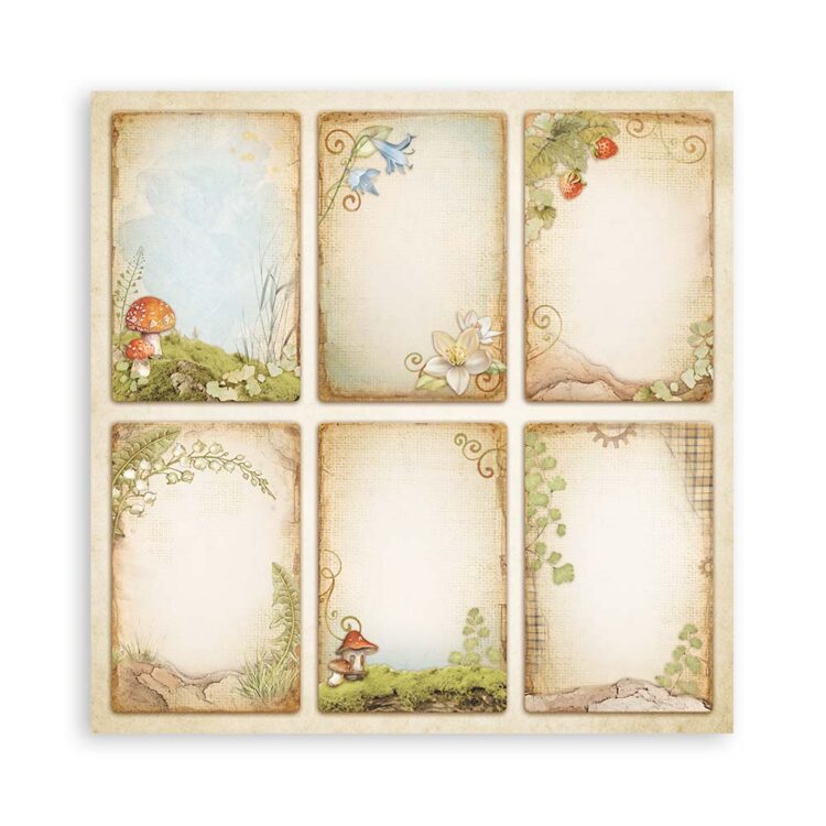 STAMPERIA HIDDEN GROVE БЛОКЧЕ ХАРТИЯ 20,3/20,3 СМ-SBBS124 - Изображение 19