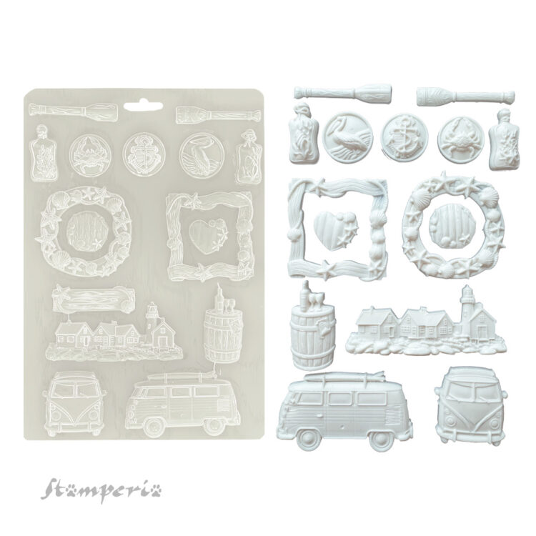 STAMPERIA SILENT SEA SOFT MOULD A4 - K3PTA4591 - Изображение 2