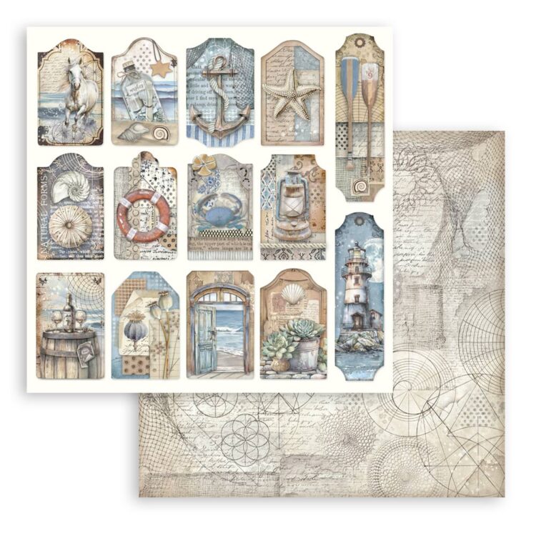 STAMPERIA SILENT SEA БЛОКЧЕ ХАРТИЯ 20,3/20,3 СМ-SBBS125 - Изображение 30